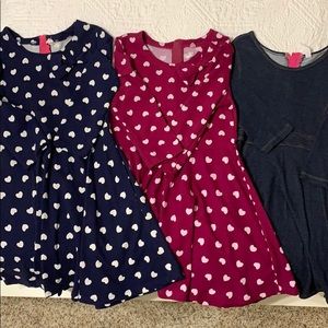 Three dresses